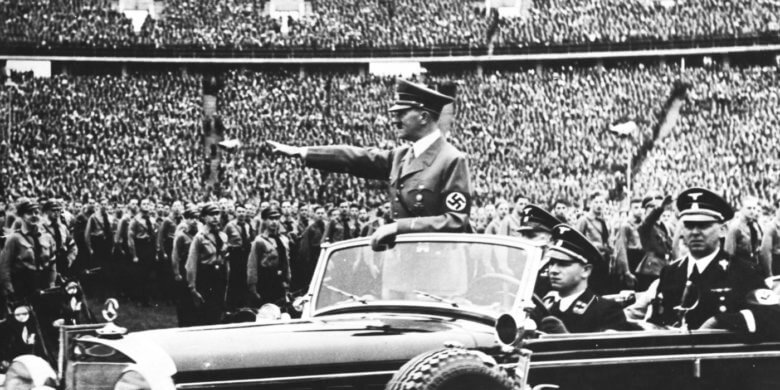 hitler in a parade