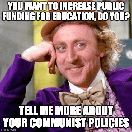 Straw man logical fallacy - Condescending Wonka